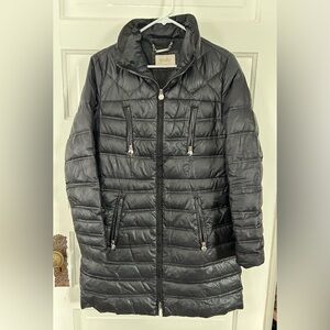 Laundry By Shelli Segal Down Black Puffer Jacket with Pockets. Size Medium